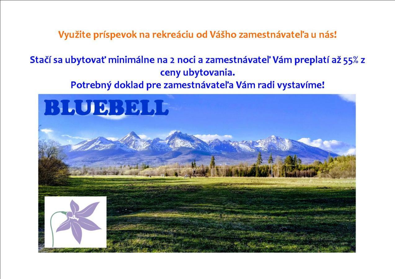 Bluebell Daire Mengusovce Dış mekan fotoğraf